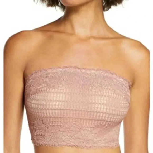 Free People Other - Free People Vintage Rose Lace Bandeau Bra